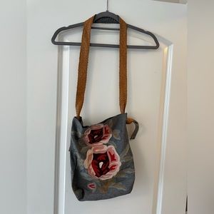 Anthropology Jasper and Jeera cloth purse.